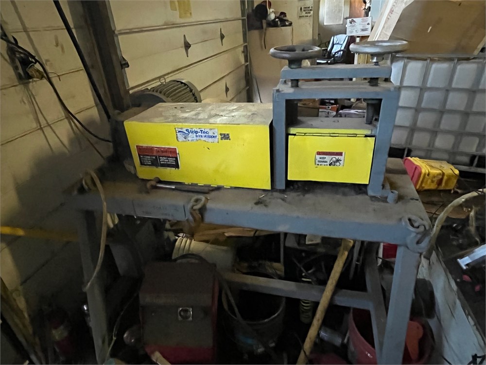 Strip tec wire stripping sales machine