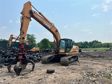 2012 Case CX210-B with 4 Tine Grapple