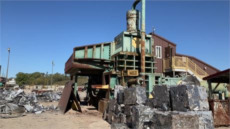2006 Harris TG-4036-B-4 Three Ram Ferrous Scrap Baler