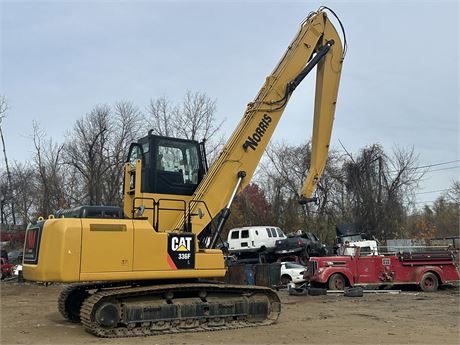 2017 Cat 336 FL with Norris Material Handling Package